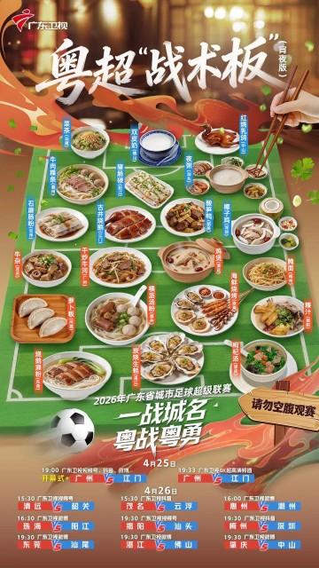 V站体育新闻-“粤超”今晚开波，广东卫视4K直播！